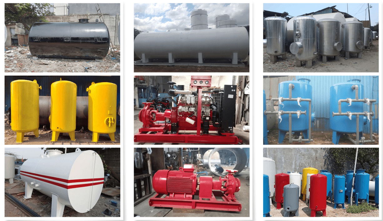 Premium pressure tanks and solar water storage systems