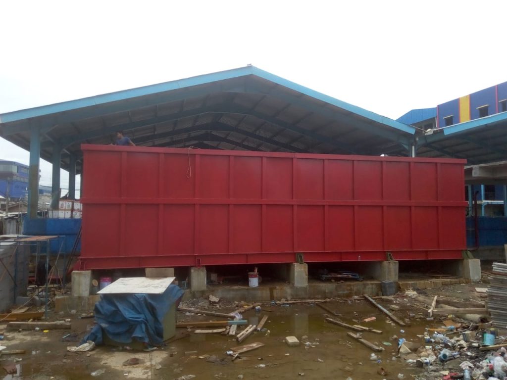 Pabrikasi Storage Tank Mingguan 15000 Liter Di Bolaang Mongondow